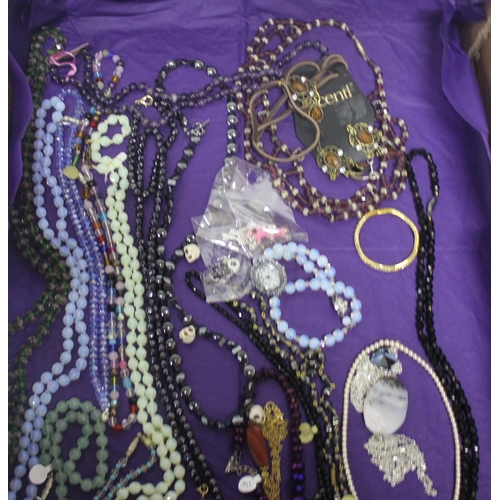 308 - 3 BOXES OF COSTUME JEWELLERY