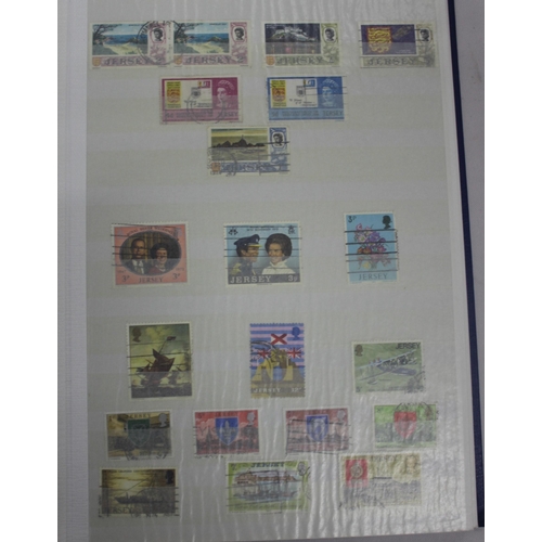 346 - 3 STAMP ALBUMS CONTAINING STAMPS