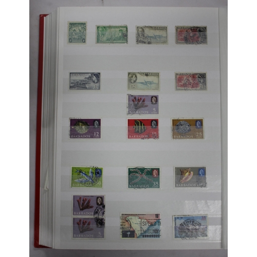 346 - 3 STAMP ALBUMS CONTAINING STAMPS