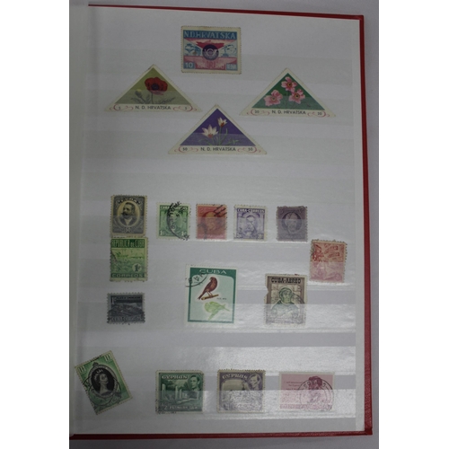 346 - 3 STAMP ALBUMS CONTAINING STAMPS