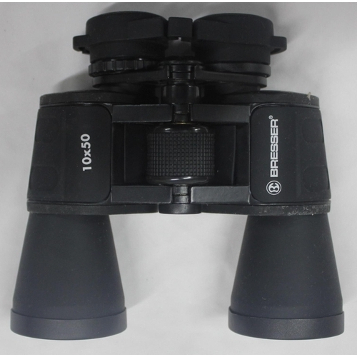 43 - PAIR OF BRESSER 10 x 50 BINOCULARS