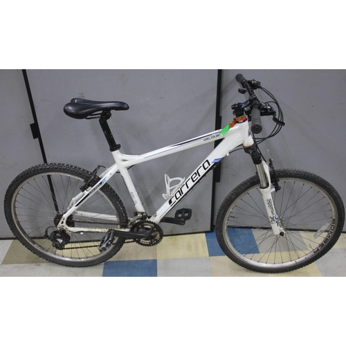 2 - 2 BIKES - CARRERA VULCAN 24 SPEED MOUNTAIN BIKE WITH FRONT SHOCKS AND DISC BRAKES 16