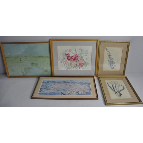 15 - VARIOUS FRAMED PRINTS