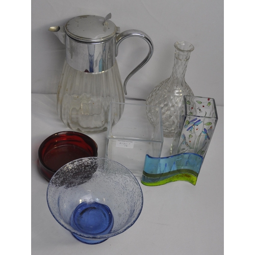 69 - VARIOUS GLASSWARE