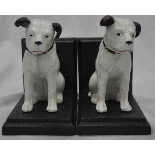 33 - NIPPER DOG CAST BOOK ENDS