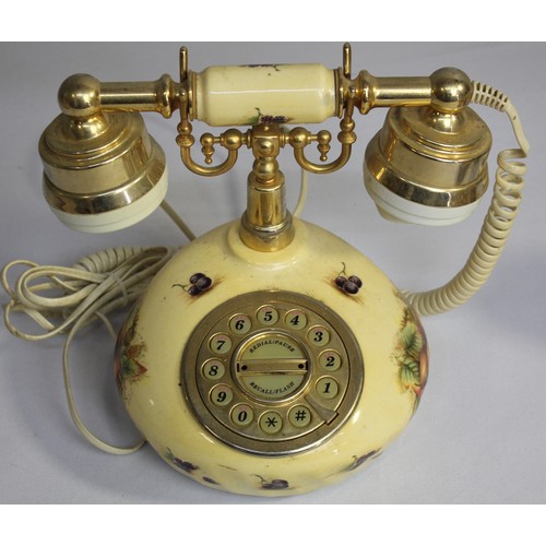 43 - AYNSLEY TELEPHONE AND MATCHING CHINA