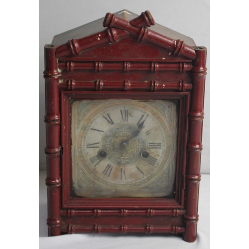 60 - MANTLE CLOCK AND 2 BAROMETERS