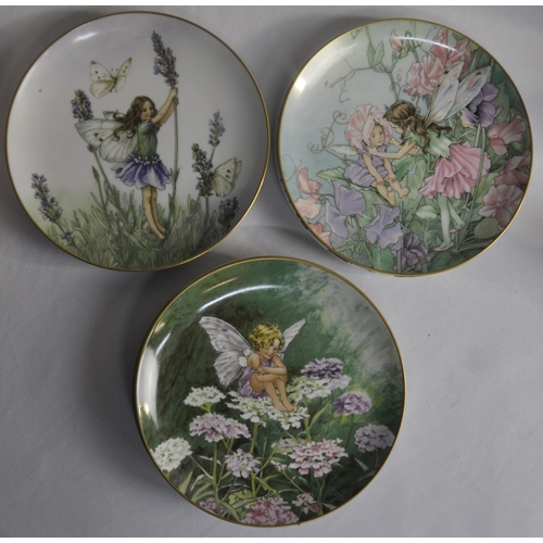 61 - SET OF FAIRY PLATES AND FAIRY ORNAMENTS