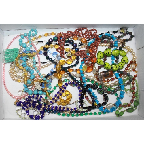 74 - 4 TRAYS OF COSTUME JEWELLERY