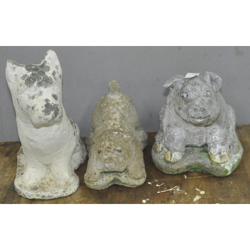 20 - VARIOUS GARDEN ORNAMENTS