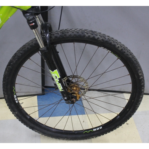 78 - M TRAX GRABEN 20 18 SPEED MOUNTAIN BIKE WITH FRONT SHOCKS AND FRONT DISC BRAKES 18