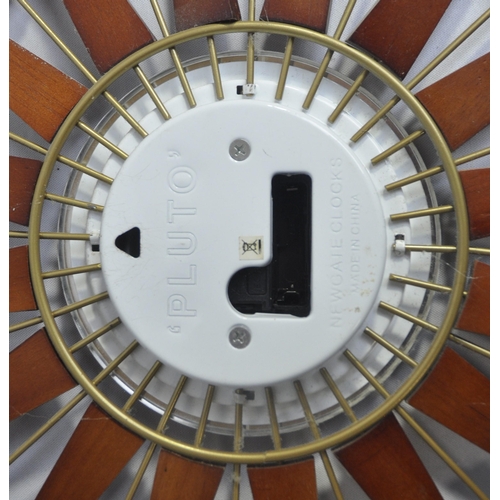 92 - NEWGATE STARBURST QUARTZ CLOCK