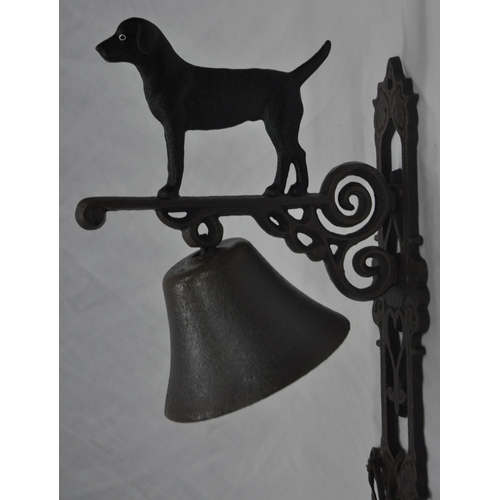 97 - STANDING BLACK DOG BELL