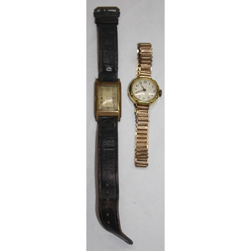 437 - 2 LADIES WATCHES , WATCH NO STRAP AND WATCH FACE