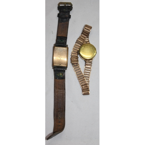 437 - 2 LADIES WATCHES , WATCH NO STRAP AND WATCH FACE