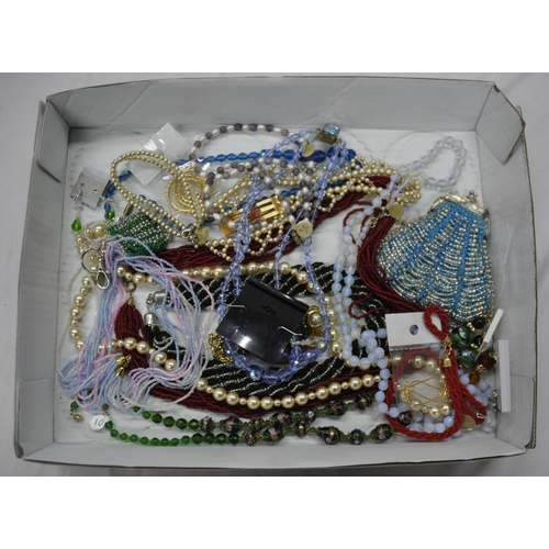 11 - 4 TRAYS OF COSTUME JEWELLERY