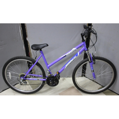 24 - 2 LADIES MOUNTAIN BIKES - FALCON MONT BLANC 15 SPEED MOUNTAIN BIKE AND TERRAIN ZAMBEZI 18 SPEED MOUN... 