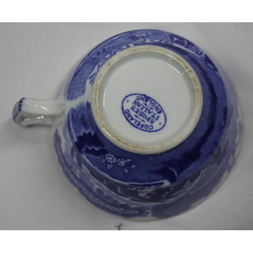 38 - SPODE BLUE AND WHITE TOWER PATTERN PART DINNER SERVICE