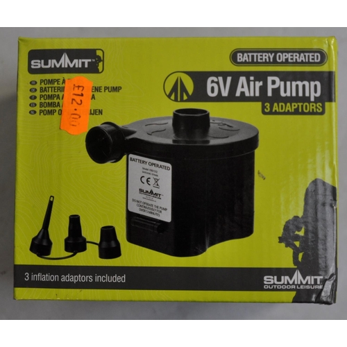 43 - 6 SUMMIT BATTERY OPERATED 6v AIR PUMPS