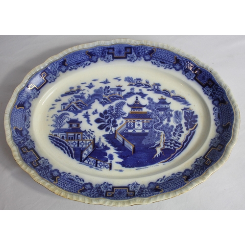 77 - BLUE AND WHITE PART DINNER SERVICE