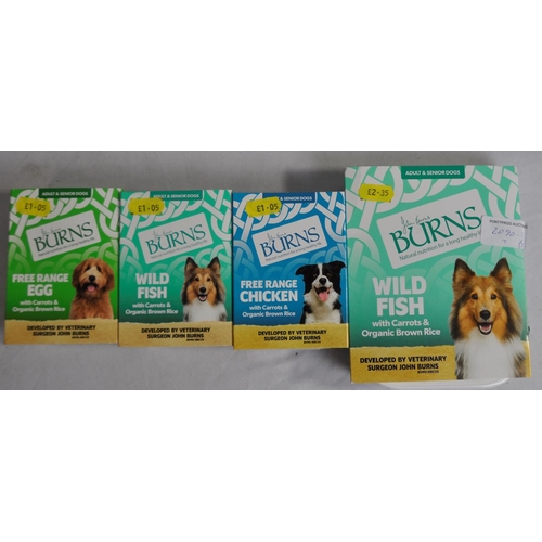 83 - 24 x 150g BURNS DOG FOOD & 6 x 395g BURNS DOG FOOD