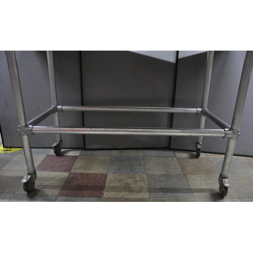 95 - 1M80CM x 44cm SCAFFOLD FRAME TABLE - HEIGHT 1M 6CM