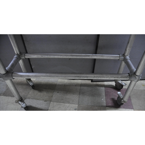 105 - 1M50CM x 44CM NARROW SCAFFOLD FRAME TABLE HEIGHT 1M 5CM