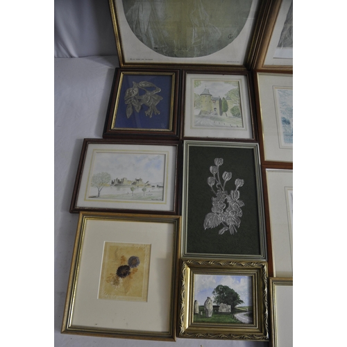 129 - VARIOUS FRAMED PICTURES AND PRINTS