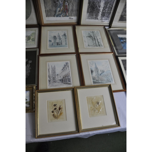 129 - VARIOUS FRAMED PICTURES AND PRINTS