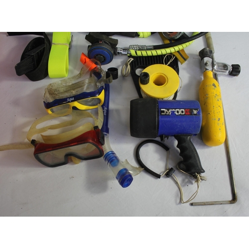 226 - FULL SET OF SCUBA DIVING EQUIPMENT INCLUDING DRY SUITE - SIZE M, STABILIZER JACKET WITH SPARE INNER ... 