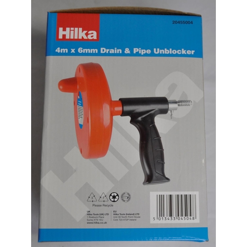 306 - 3 HILKA 4mm x 6mm DRAIN PIPE UNBLOCKERS