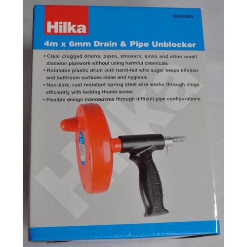 306 - 3 HILKA 4mm x 6mm DRAIN PIPE UNBLOCKERS