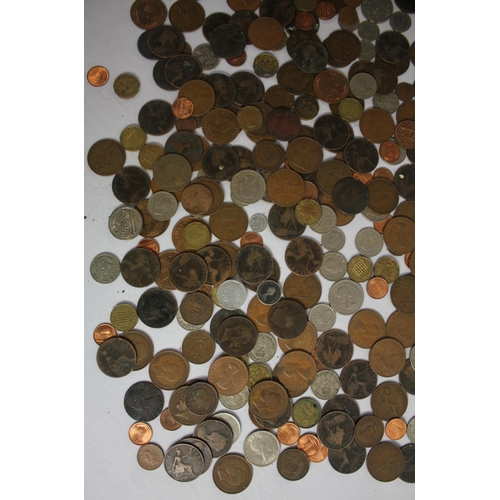 340 - TIN OF VARIOUS COINS