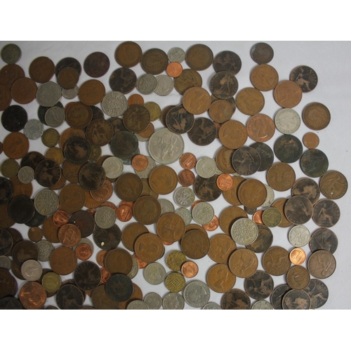 340 - TIN OF VARIOUS COINS