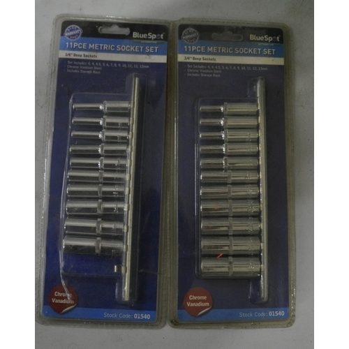 178 - 7 VARIOUS SOCKET, SPANNER AND EXTENSION BAR SETS