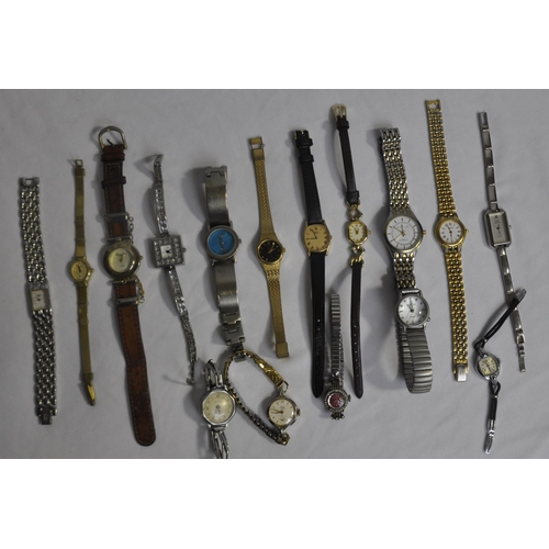 266 - ASSORTED LADIES DRESS WATCHES