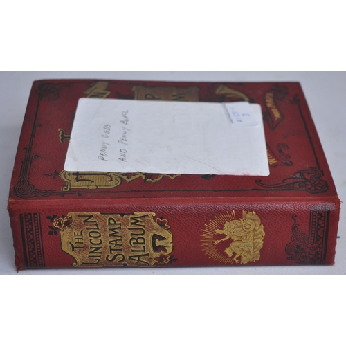 256 - STAMP ALBUM AND STAMPS INCLUDING PENNY BLACK AND PENNY RED