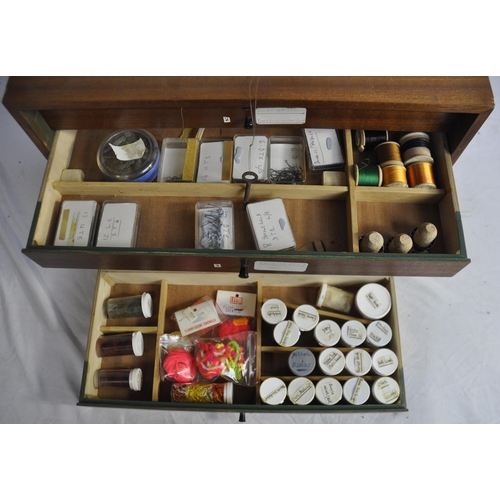 9 - SMALL CHEST OF FLY FISHING ACCESSORIES