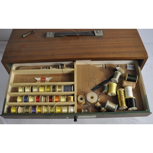 9 - SMALL CHEST OF FLY FISHING ACCESSORIES