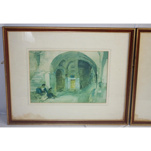 35 - FRAMED OIL ON CANVAS, WATERCOLOUR PAULINE FAIRDOUGH AND 2 WATERCOLOURS/PRINTS WILLIAM FLINT -  ... 