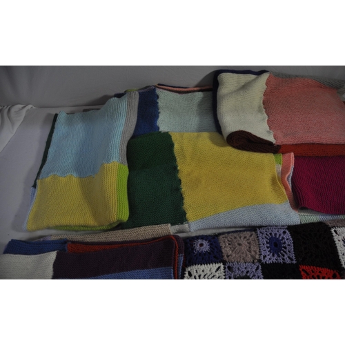 48 - BUNDLE OF CROCHET BLANKETS