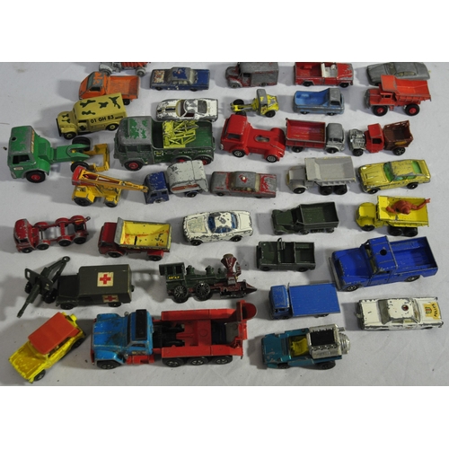 54 - BOX AND TRAY MODEL CARS INCLUDING 4 BOXED MATCHBOX 'MODELS OF YESTERYEAR'