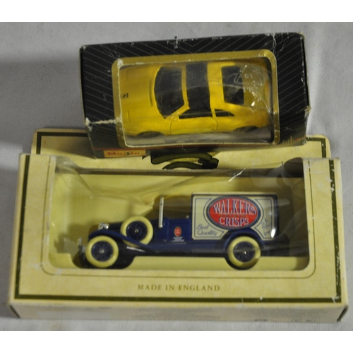 54 - BOX AND TRAY MODEL CARS INCLUDING 4 BOXED MATCHBOX 'MODELS OF YESTERYEAR'