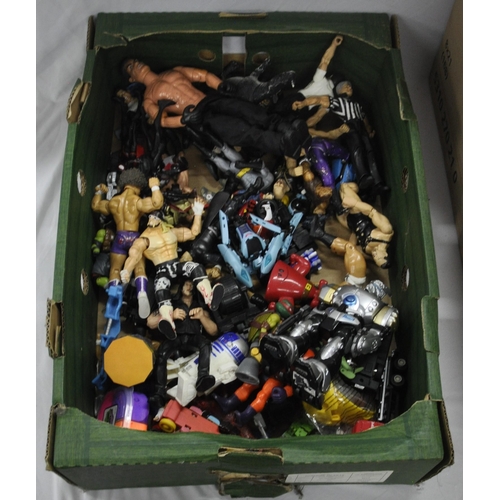 70 - 2 BOXES OF FIGURES AND TOYS