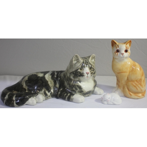 73 - VARIOUS CAT ORNAMENTS