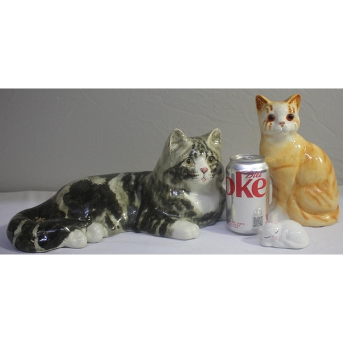 73 - VARIOUS CAT ORNAMENTS