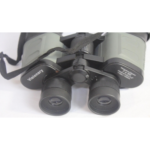 78 - PAIR VISIONARY CLASSIC (7x50) BINOCULARS, SWALLOW 10x MONOCULAR, PAIR GRACE DAVIDSON (8x22 DCF), BIN... 