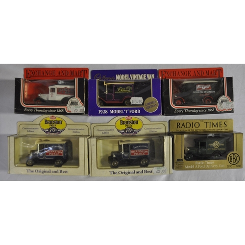 119 - 12 LLEDO MODEL CARS - 3 LLEDO TETLEY'S TEA VANS, 2 DAY'S GONE BY 7UP DIECAST COLLECTIBLES, 1 DAYS GO... 