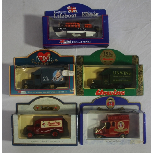 122 - 13 MODEL VEHICLES - 2 DAYS GONE BY SHELL VANS, FUGI CAR, HALL MENTRO TYPTUS THE FOWLER STEAM WAGON, ... 