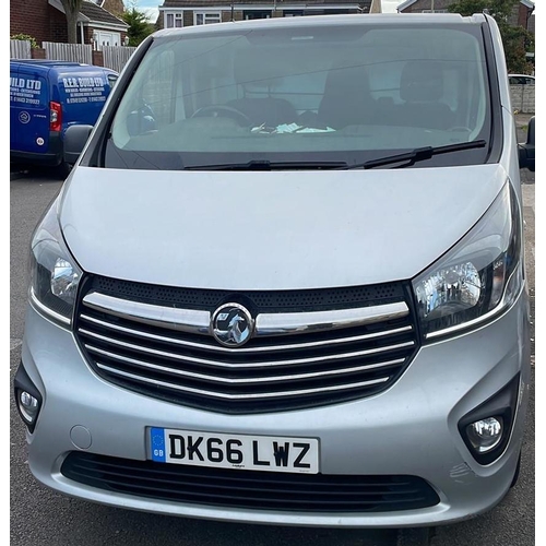 101 - VAUXHALL VIVARO L2 2900 CTTI 15PS SPORTIVE- DK66 LWZ                                    1600cc, SILV... 